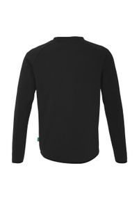 UHLSPORT - Bluza dziecięca Uhlsport ID. Kolor: czarny, biały, wielokolorowy. Długość rękawa: raglanowy rękaw. Wzór: napisy. Sport: piłka nożna