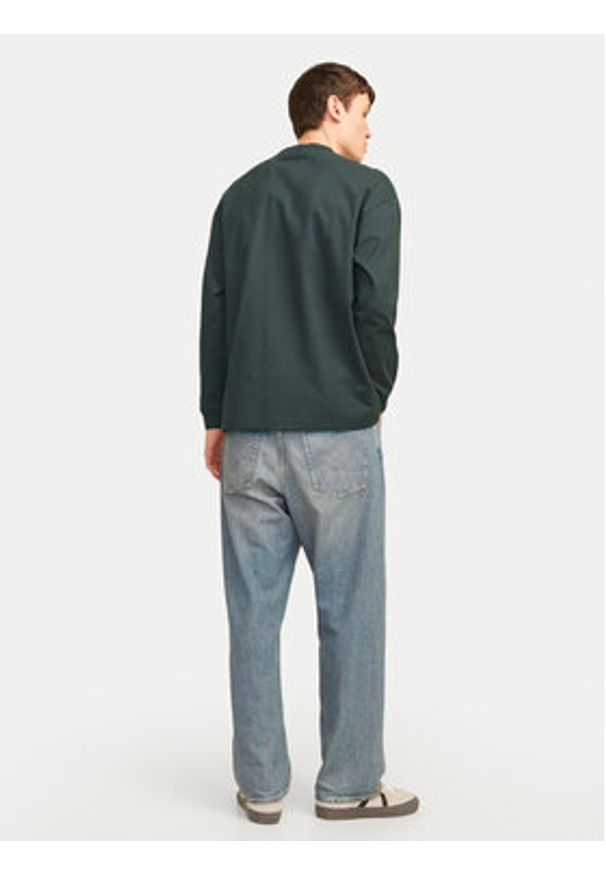 Jack & Jones Longsleeve Vesterbro 12251775 Zielony Loose Fit. Kolor: zielony. Materiał: bawełna. Długość rękawa: długi rękaw