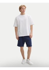 Tom Tailor Denim Szorty sportowe 1045584 Granatowy Regular Fit. Kolor: niebieski. Materiał: bawełna. Styl: sportowy #5