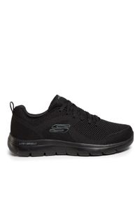 skechers - Skechers Sneakersy Brisbane 232057/BBK Czarny. Kolor: czarny. Materiał: materiał