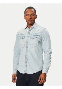 G-Star RAW - G-Star Raw Koszula jeansowa Dakota D23616-D252 Niebieski Regular Fit. Kolor: niebieski. Materiał: jeans #1