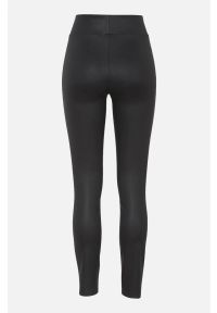 Cellbes - Elastyczne legginsy z PU z teksturą. Kolor: czarny. Materiał: jersey #6