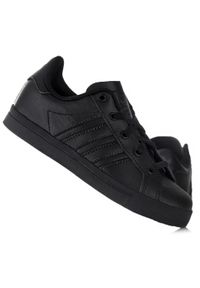 Buty dziecięce sportowe Adidas Coast Star. Kolor: czarny. Sport: turystyka piesza