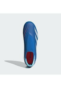 Adidas - Buty Predator Accuracy.3 Laceless TF. Kolor: biały, niebieski, wielokolorowy. Materiał: materiał. Sport: piłka nożna #2