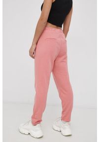 Tom Tailor Spodnie damskie kolor różowy gładkie. Kolor: różowy. Materiał: dzianina. Wzór: gładki #2