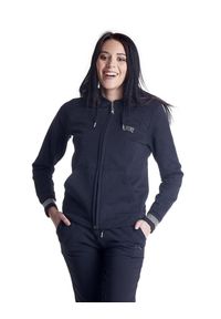 LEONE 1947 APPAREL - Damski dres z kapturem Shine On. Kolor: czarny. Materiał: dresówka. Sport: fitness