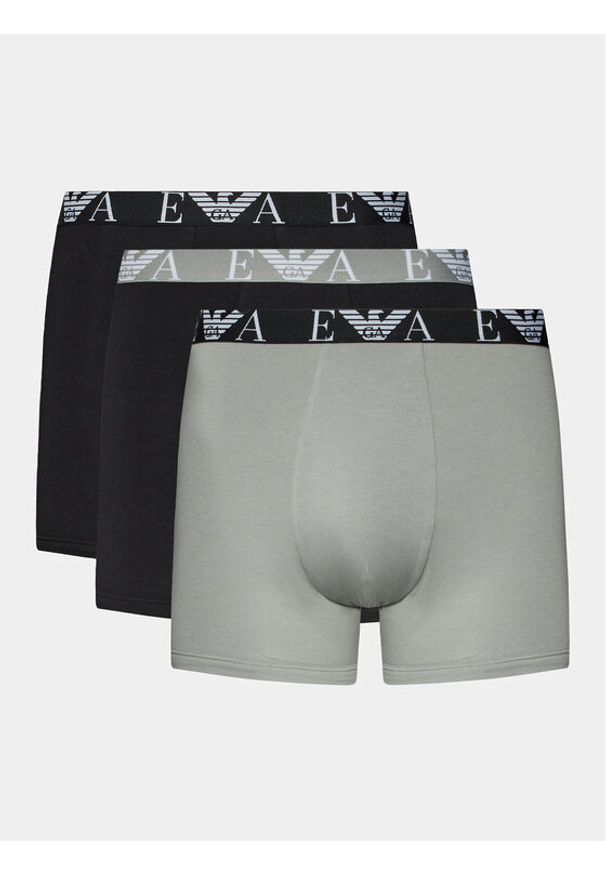 Emporio Armani Underwear Komplet 3 par bokserek 111473 4R715 35321 Kolorowy. Materiał: bawełna. Wzór: kolorowy