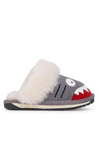 EMU Australia Kapcie Shark Slipper K12436 Szary. Kolor: szary. Materiał: skóra