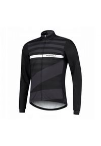 ROGELLI - Zimowa kurtka softshell Stripe. Kolor: czarny. Materiał: softshell. Sezon: zima #1