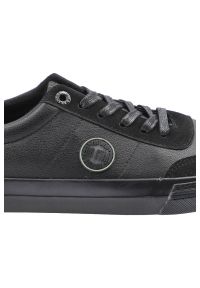 Big-Star - Czarne Trampki Big Star Męskie Modne Buty. Okazja: na co dzień. Kolor: czarny. Materiał: skóra ekologiczna, materiał. Szerokość cholewki: normalna. Wzór: aplikacja, moro. Styl: militarny, klasyczny, casual #4