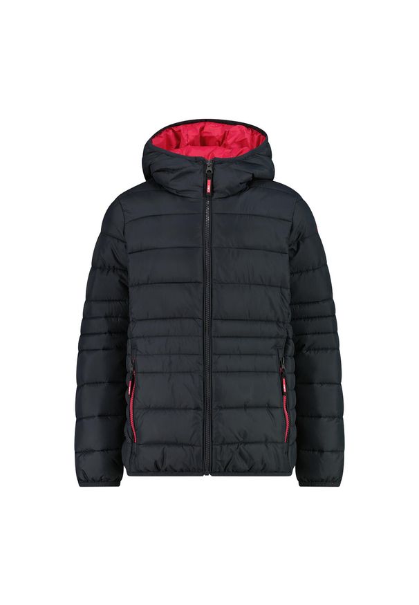 Kurtka puchowa z odpinanym kapturem dla dziewczynki CMP. Kolor: szary, wielokolorowy, brązowy, czarny. Materiał: puch. Sezon: zima