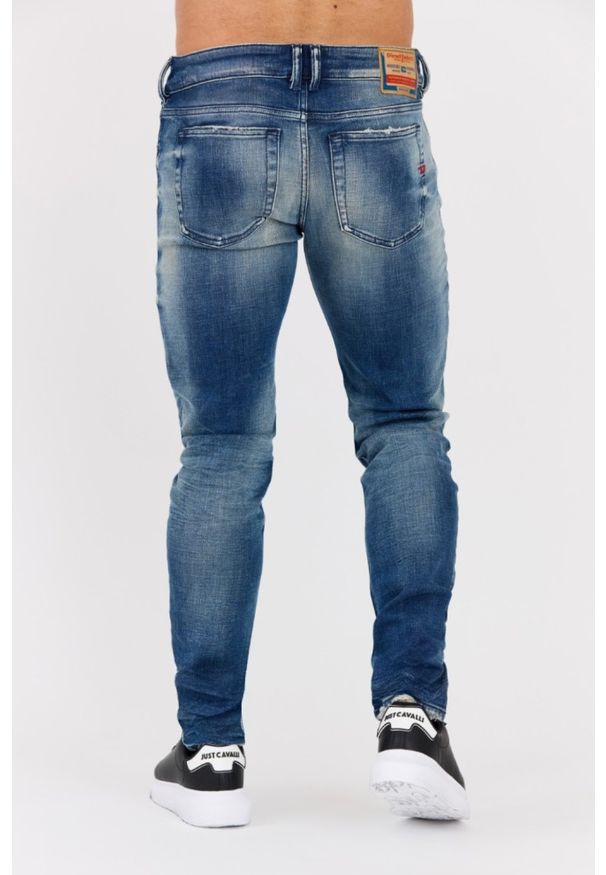 Diesel - DIESEL Niebieskie jeansy męskie 1979 SLEENKER, Rozmiar 36/32. Okazja: na co dzień. Kolor: niebieski. Styl: casual