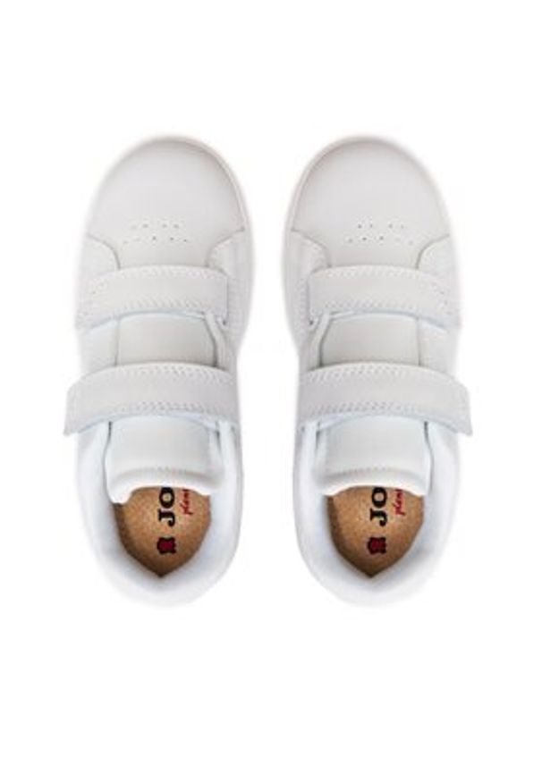 Joma Sneakersy Play Jr 2102 WPLAYW2102V Biały. Kolor: biały. Materiał: skóra