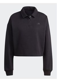 Adidas - adidas Bluza All SZN Fleece Graphic IL1514 Czarny Loose Fit. Kolor: czarny. Materiał: bawełna #3