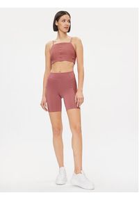 Reebok Szorty sportowe Yoga Performance IM4043 Różowy Tight Fit. Kolor: różowy. Materiał: syntetyk #3