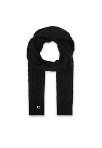 Coach Szalik 29CO100294 Czarny. Kolor: czarny. Materiał: poliester