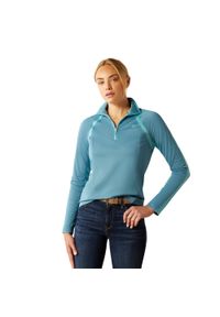 Zwarcia 1/4 dla kobiet Ariat Sunstopper 3.0. Kolor: niebieski. Długość rękawa: długi rękaw. Styl: sportowy #1