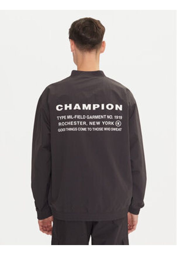 Champion Bluza 220416 Czarny Loose Fit. Kolor: czarny. Materiał: syntetyk