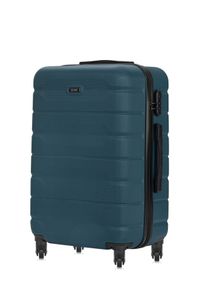 Ochnik - Komplet walizek na kółkach 19''/24''/28''. Kolor: zielony. Materiał: materiał, poliester, guma #6
