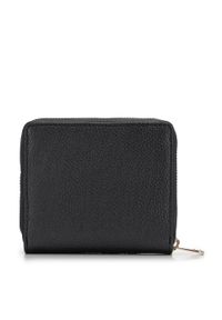 Wittchen - Damski portfel skórzany z ozdobnym brzegiem mały czarny. Kolor: czarny. Materiał: skóra #4