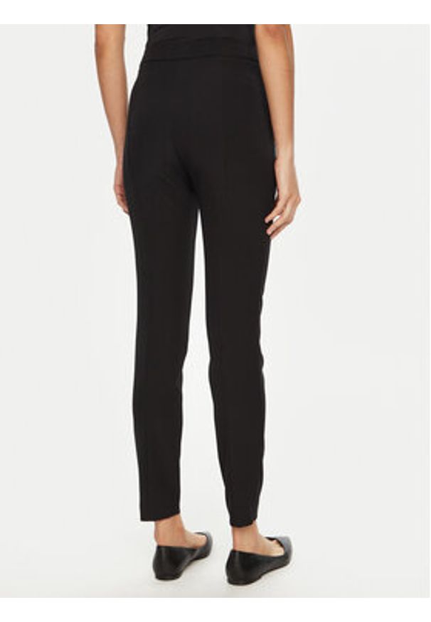 Hugo - HUGO Spodnie materiałowe Hagonia-1 50539991 Czarny Slim Fit. Kolor: czarny. Materiał: syntetyk