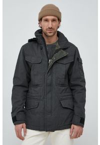 G-Star RAW - G-Star Raw kurtka męska kolor czarny przejściowa. Okazja: na co dzień. Typ kołnierza: kaptur. Kolor: czarny. Materiał: poliester. Styl: casual #1