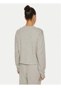 Calvin Klein Koszulka piżamowa Relaxed Crew Pullover QS7273E Szary Regular Fit. Kolor: szary. Materiał: bawełna