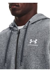 Under Armour Bluza UA Essential Fleece FZ Hood 1373881 Szary Regular Fit. Kolor: szary