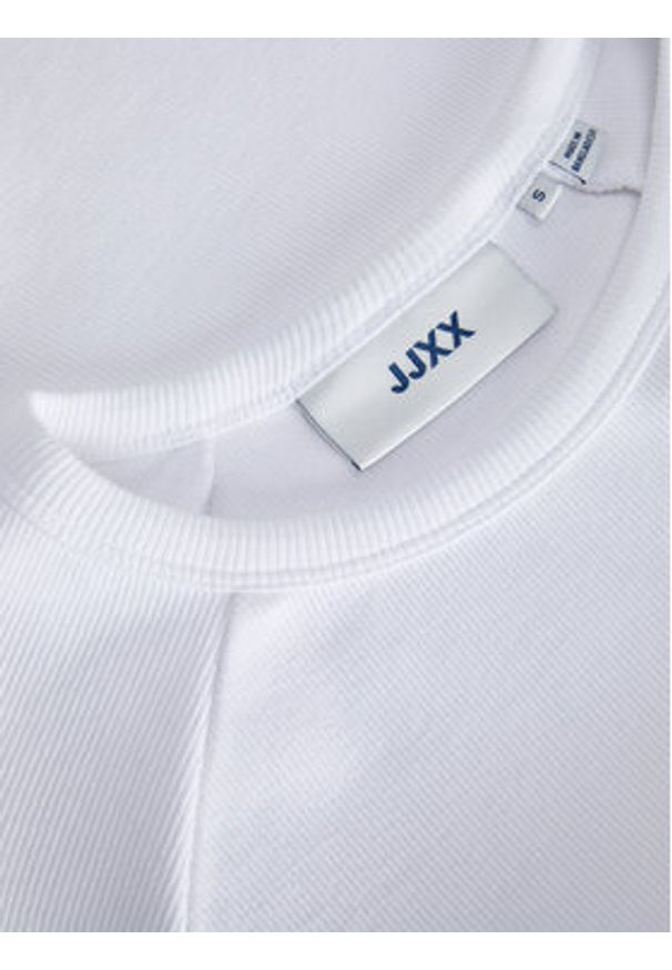 JJXX T-Shirt Friend 12241611 Biały Slim Fit. Kolor: biały. Materiał: bawełna