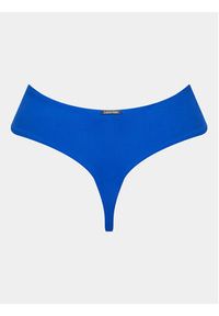 Calvin Klein Swimwear Dół od bikini KW0KW02046 Niebieski. Kolor: niebieski. Materiał: syntetyk