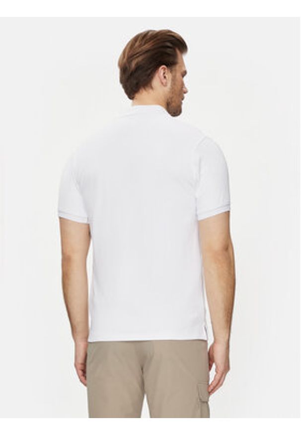 CMP Polo 31T7497V Biały Regular Fit. Typ kołnierza: polo. Kolor: biały. Materiał: syntetyk