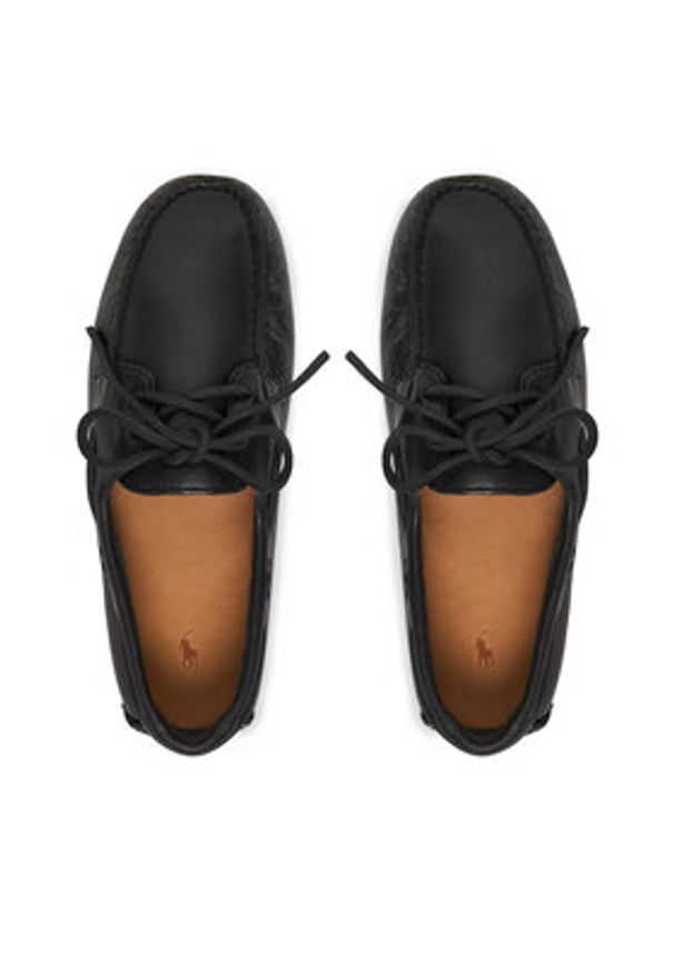 Polo Ralph Lauren Mokasyny 818963430004 Czarny. Kolor: czarny. Materiał: skóra