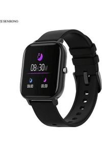 Smartwatch Senbono Senbono smartwatch wododporność ip67 wyświetlacz 1,7 monitoring serca+funkcje sportowe p8 black. Rodzaj zegarka: smartwatch. Styl: sportowy #1