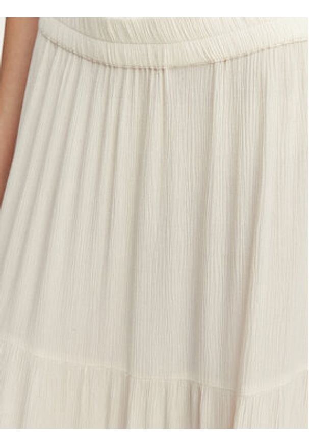 only - ONLY Spódnica maxi Mikka 15324808 Beżowy Regular Fit. Kolor: beżowy. Materiał: wiskoza