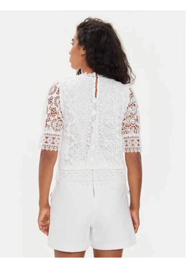 Morgan Bluzka 221-OLAY Écru Regular Fit. Materiał: syntetyk