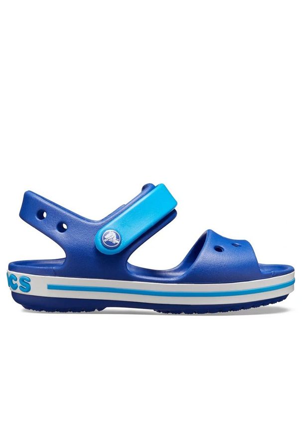Sandały Crocs Crocband Sandal 12856-4BX - granatowe. Kolor: niebieski. Materiał: materiał. Styl: klasyczny