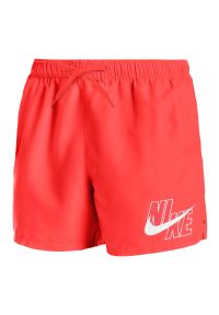 Nike - Kąpielówki 5 Volley Logo Rozmiar S Czerwony - NESSA566-631. Kolor: czerwony. Styl: wakacyjny, elegancki, klasyczny