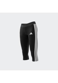 Adidas - Legginsy fitness damskie ADIDAS. Materiał: włókno, materiał, bawełna. Sport: fitness