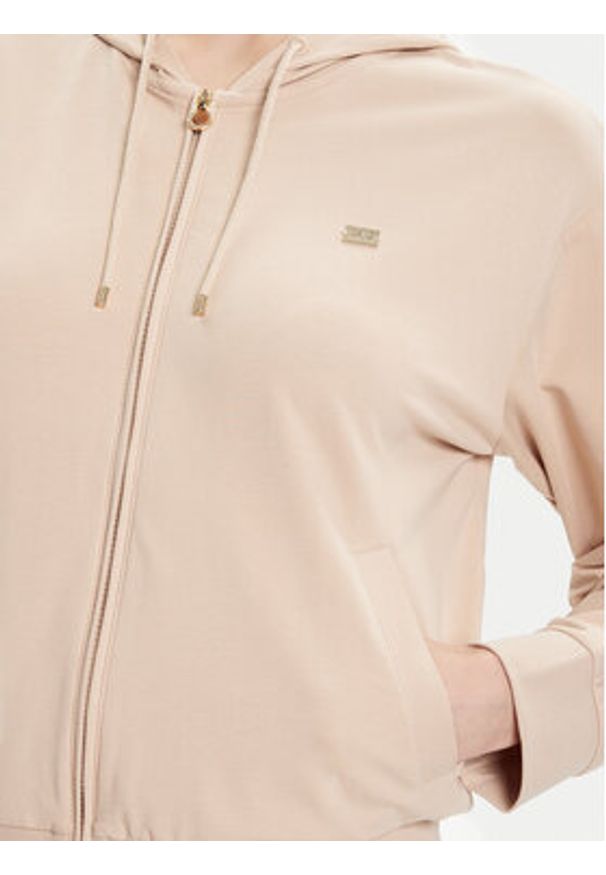 EA7 Emporio Armani Dres 7W000464 AF13135 U1046 Beżowy Relaxed Fit. Kolor: beżowy. Materiał: bawełna