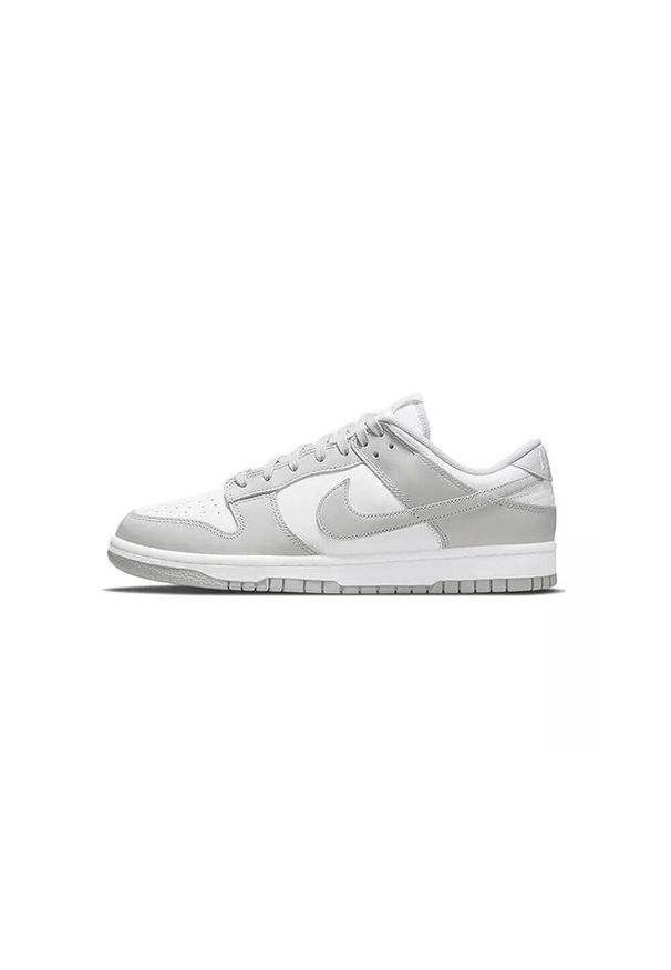 Buty do chodzenia męskie Nike Dunk Low Retro. Zapięcie: sznurówki. Kolor: szary, biały, wielokolorowy. Materiał: guma, tkanina, skóra. Szerokość cholewki: normalna. Sport: turystyka piesza