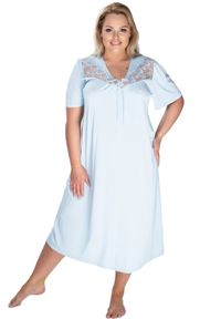 MEWA Lingerie - Koszula nocna Diana Summer. Materiał: jedwab, wiskoza, poliamid, materiał, satyna, koronka, skóra. Długość: krótkie. Wzór: aplikacja, koronka