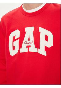 GAP - Gap Bluza 852079-08 Czerwony Regular Fit. Kolor: czerwony. Materiał: bawełna #4