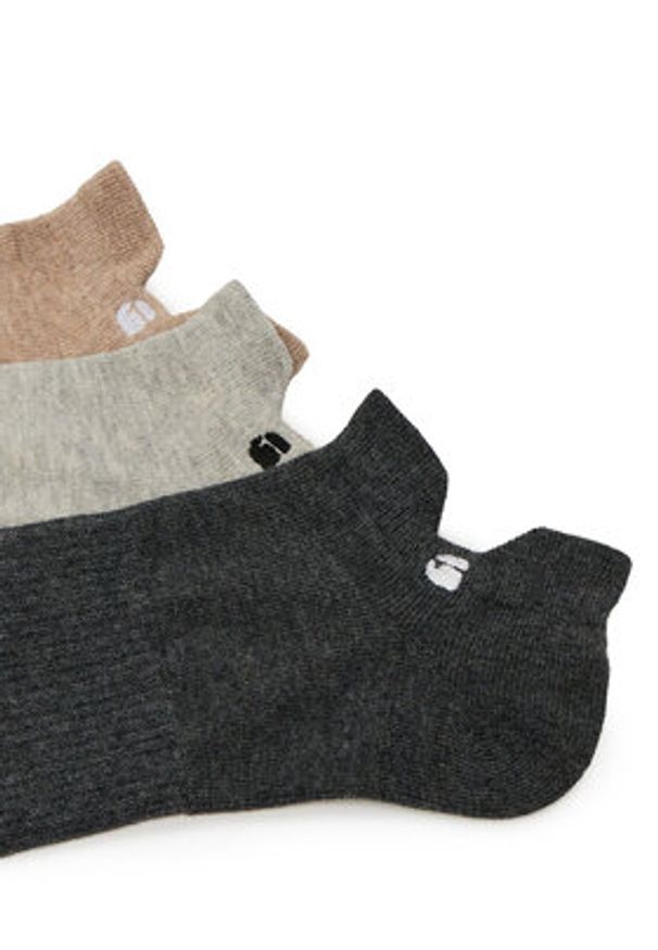 G-Star RAW - G-Star Raw Skarpety krótkie AS_G-STAR_S_028_SS25 (3-PACK) Szary. Kolor: szary. Materiał: bawełna