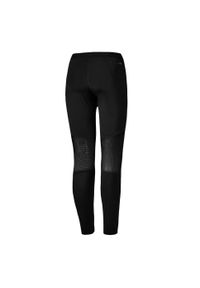 FJORK MERINO - Damskie legginsy do biegania. Kolor: czarny. Materiał: poliester, elastan