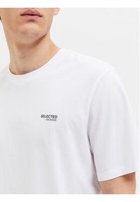 Selected Homme T-Shirt Aspen 16087858 Biały Regular Fit. Kolor: biały. Materiał: bawełna #3