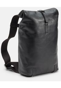 Brooks - Plecak BROOKS PICKWICK HARD LEATHER, Black, Pojemność 12L, Garbowana skóra (NEW). Materiał: skóra
