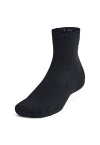 Under Armour UNISEX UA TC 3PK QTR Skarpety uniseks. Kolor: czarny. Materiał: materiał #1