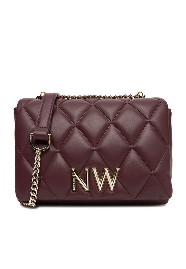 Nine West Torebka CEO-CHARLOTTE-I-S22558 Bordowy. Kolor: czerwony