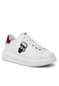 Karl Lagerfeld - KARL LAGERFELD Sneakersy KL62530 Biały. Kolor: biały. Materiał: skóra #6