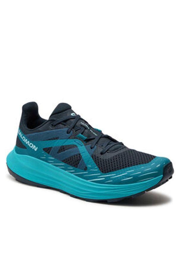 salomon - Salomon Buty do biegania Ultra Flow L47485200 Szary. Kolor: szary. Materiał: materiał